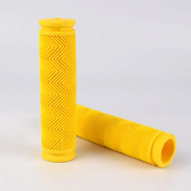 1pair Rubber Bicycle Handlebar Grips MTB Bike Grips BMX Mountain Road Fixie Bike Soft Grips Shockproof Bike Parts accessories
