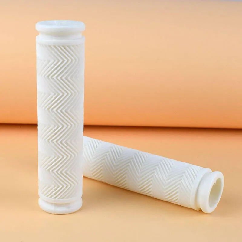 1pair Rubber Bicycle Handlebar Grips MTB Bike Grips BMX Mountain Road Fixie Bike Soft Grips Shockproof Bike Parts accessories