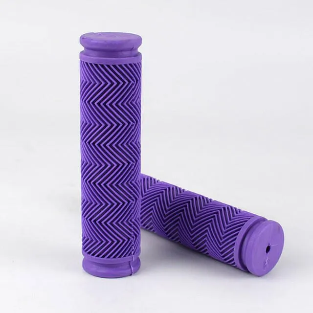 1pair Rubber Bicycle Handlebar Grips MTB Bike Grips BMX Mountain Road Fixie Bike Soft Grips Shockproof Bike Parts accessories