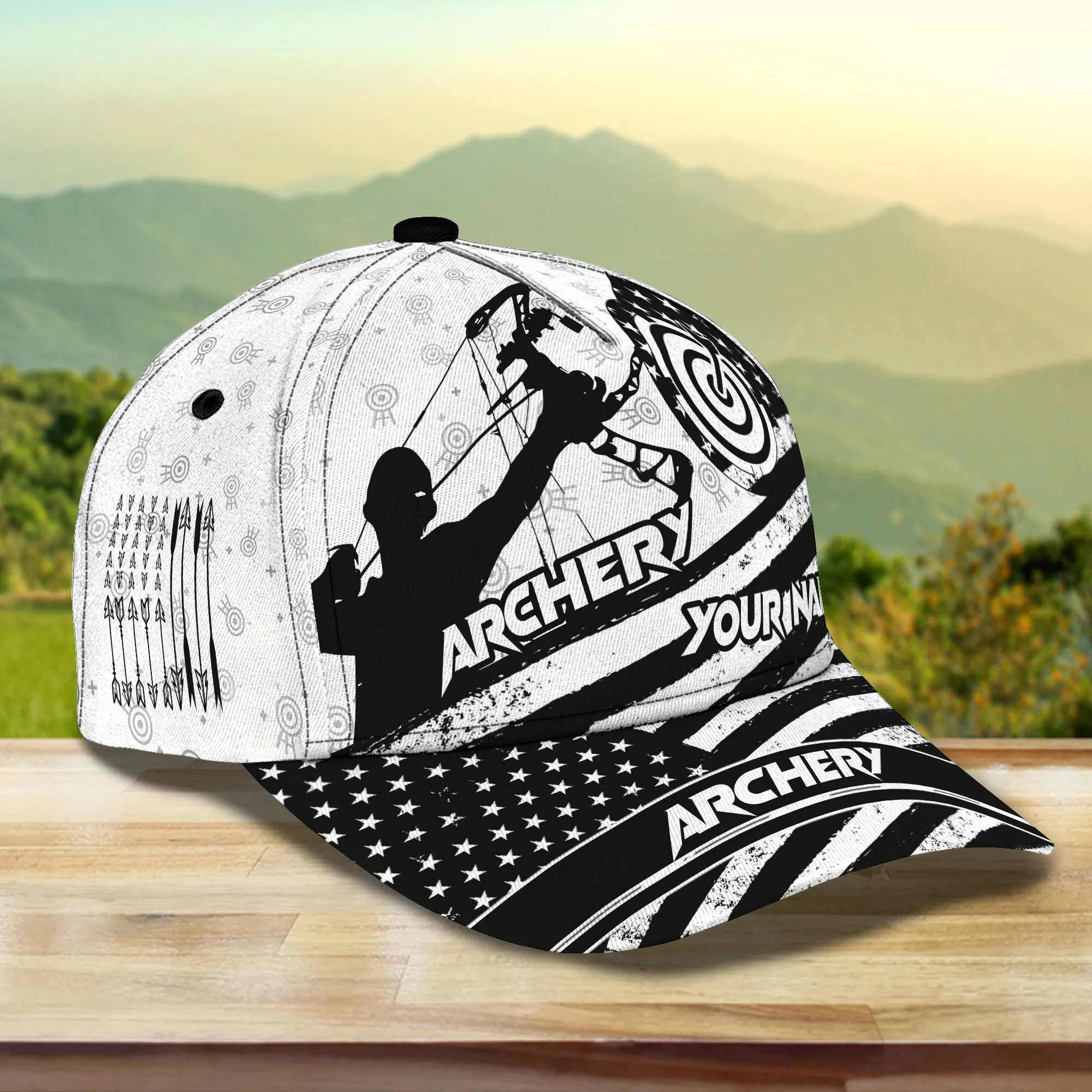 3D Classic Cap Archery A Personalized Name Cap Namashops