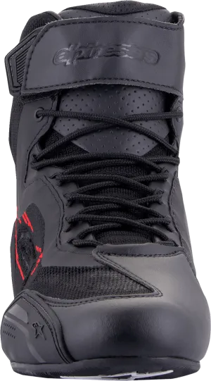 ALPINESTARS Faster-3 Rideknit Riding Shoes - Black/Gray/Red - US 12.5 25103191993-125