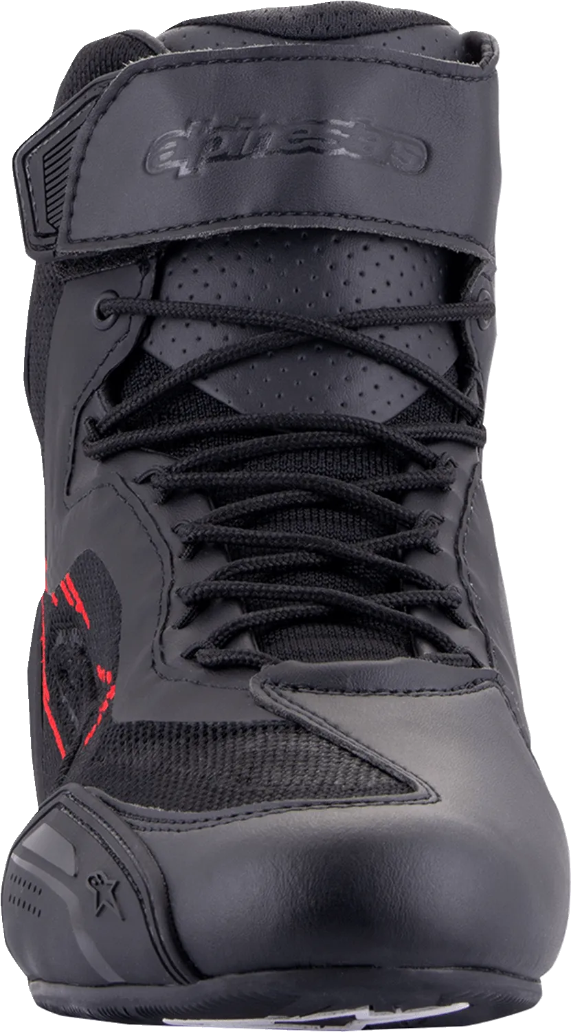 ALPINESTARS Faster-3 Rideknit Riding Shoes - Black/Gray/Red - US 12.5 25103191993-125