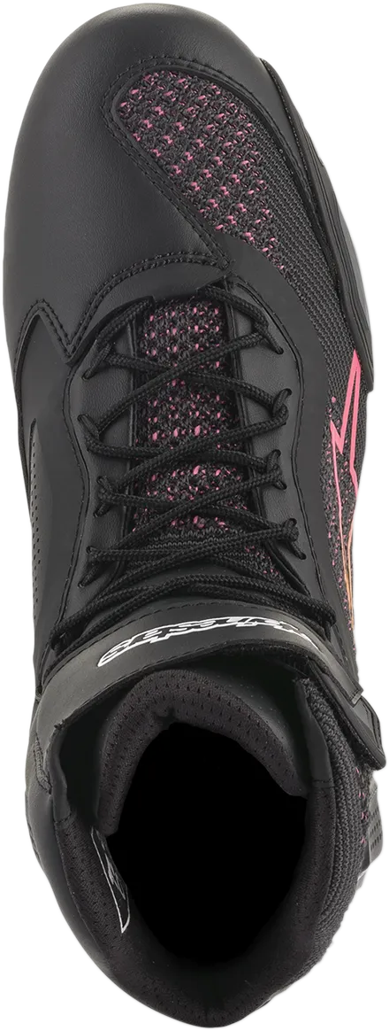 ALPINESTARS Stella Faster-3 Rideknit Shoes - Black/Yellow/Pink - US 7 251052014397