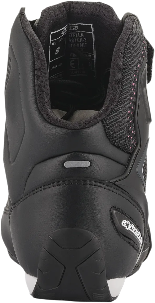 ALPINESTARS Stella Faster-3 Rideknit Shoes - Black/Yellow/Pink - US 7 251052014397