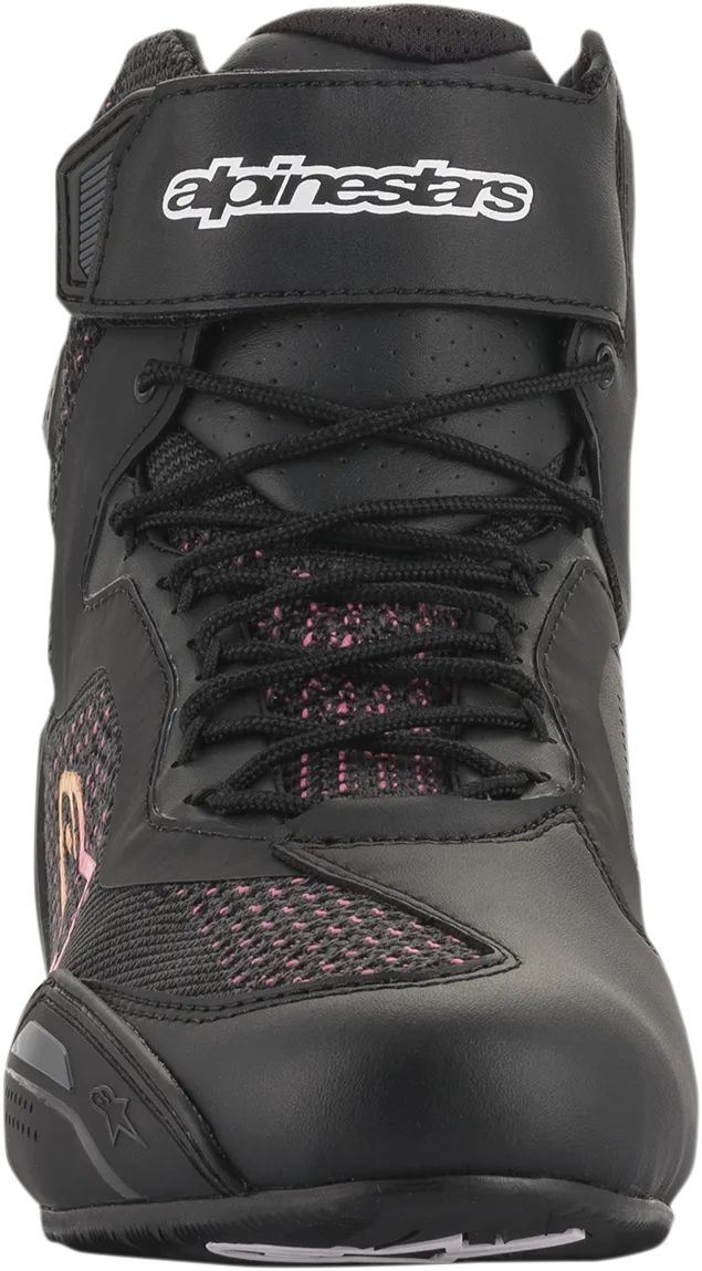 ALPINESTARS Stella Faster-3 Rideknit Shoes - Black/Yellow/Pink - US 7 251052014397