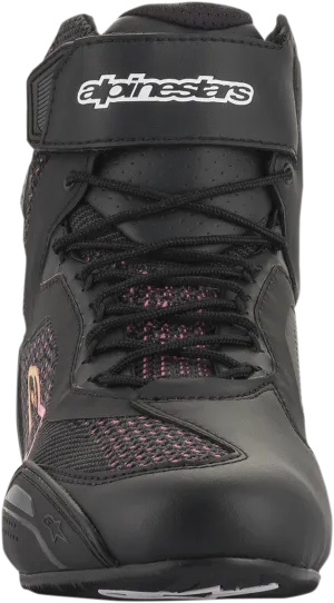 ALPINESTARS Stella Faster-3 Rideknit Shoes - Black/Yellow/Pink - US 7 251052014397