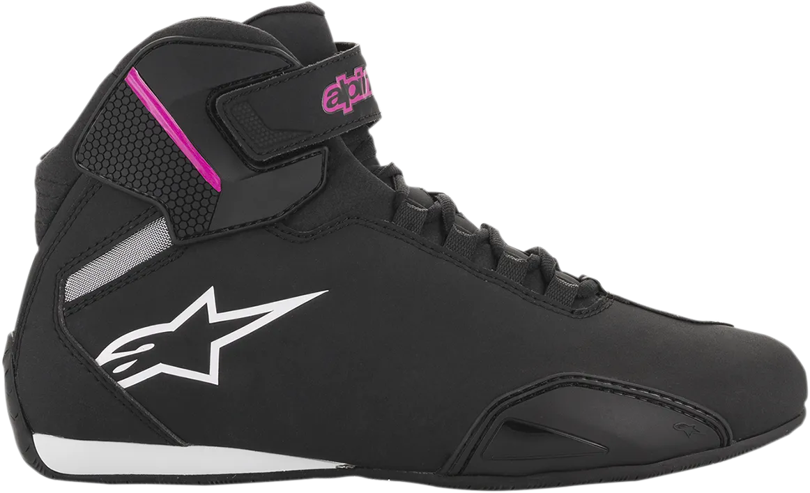 ALPINESTARS Women's Sektor Shoes - Black/Pink - US 11 2515719103911