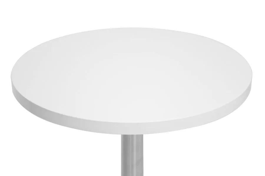 Baxton Studio Monaco Round White Modern Bistro Table