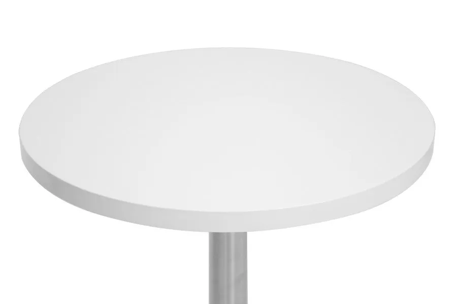 Baxton Studio Monaco Round White Modern Bistro Table