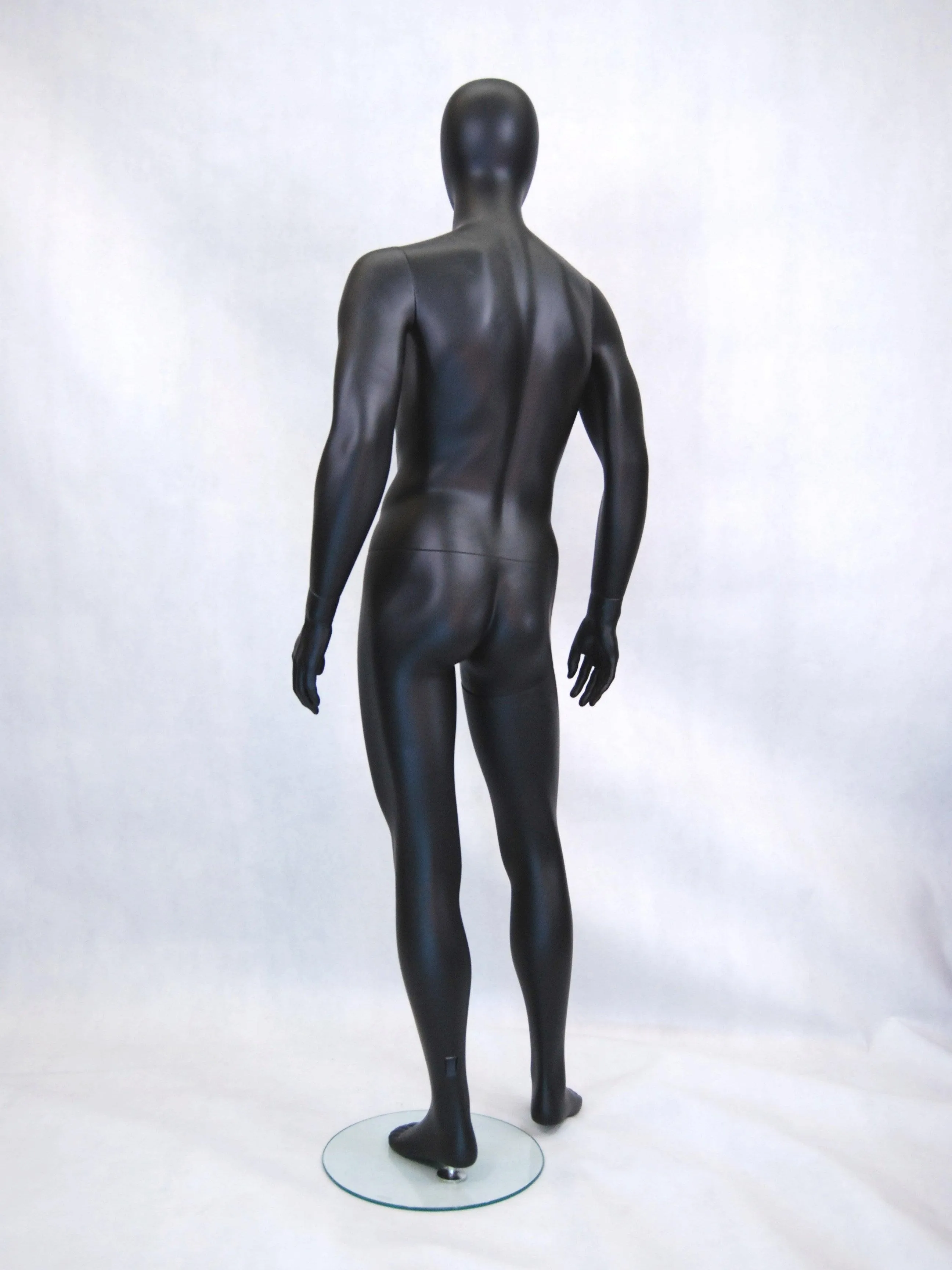 Black Male Egghead Mannequin MM-GM53BK