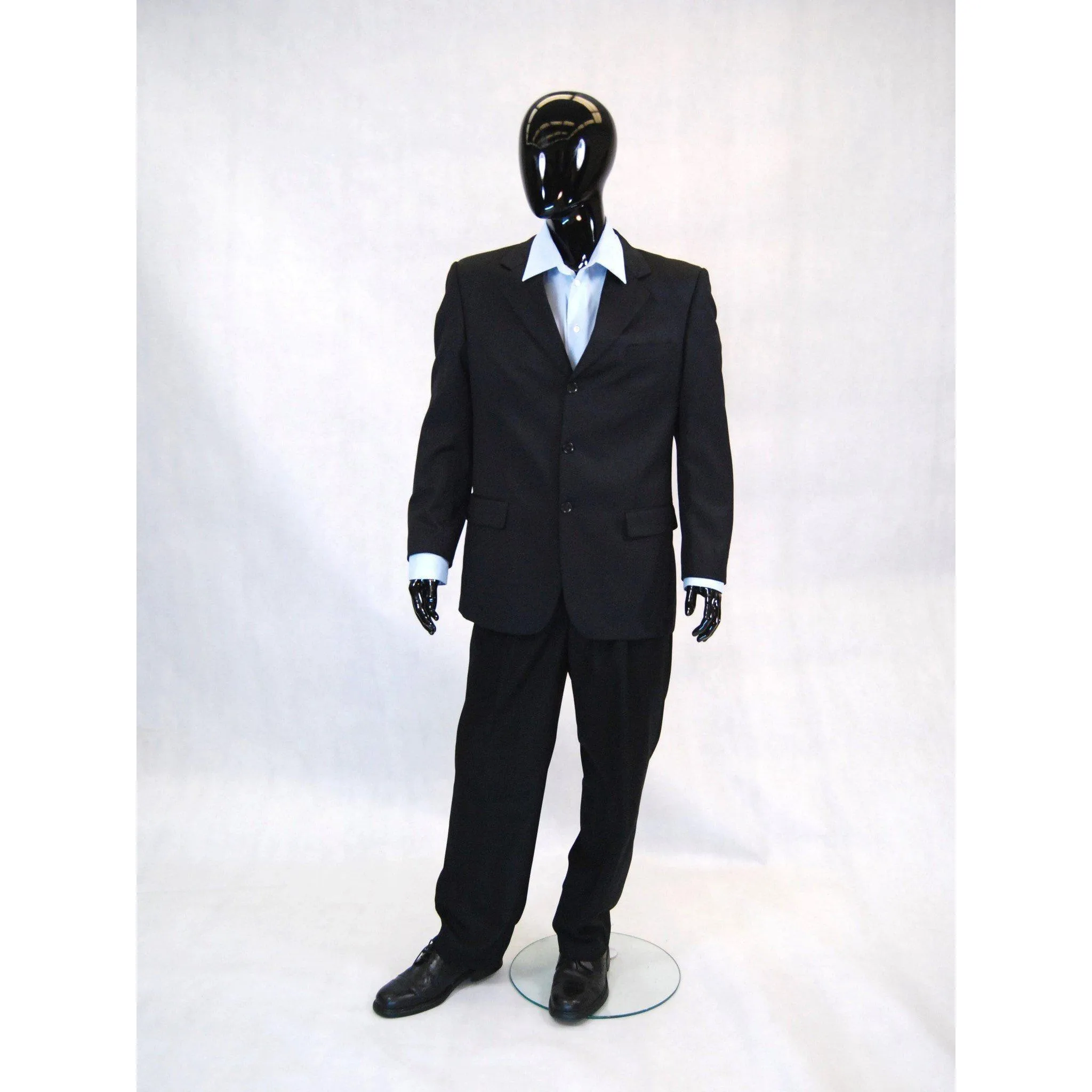 Black Male Egghead Mannequin MM-GM53BK