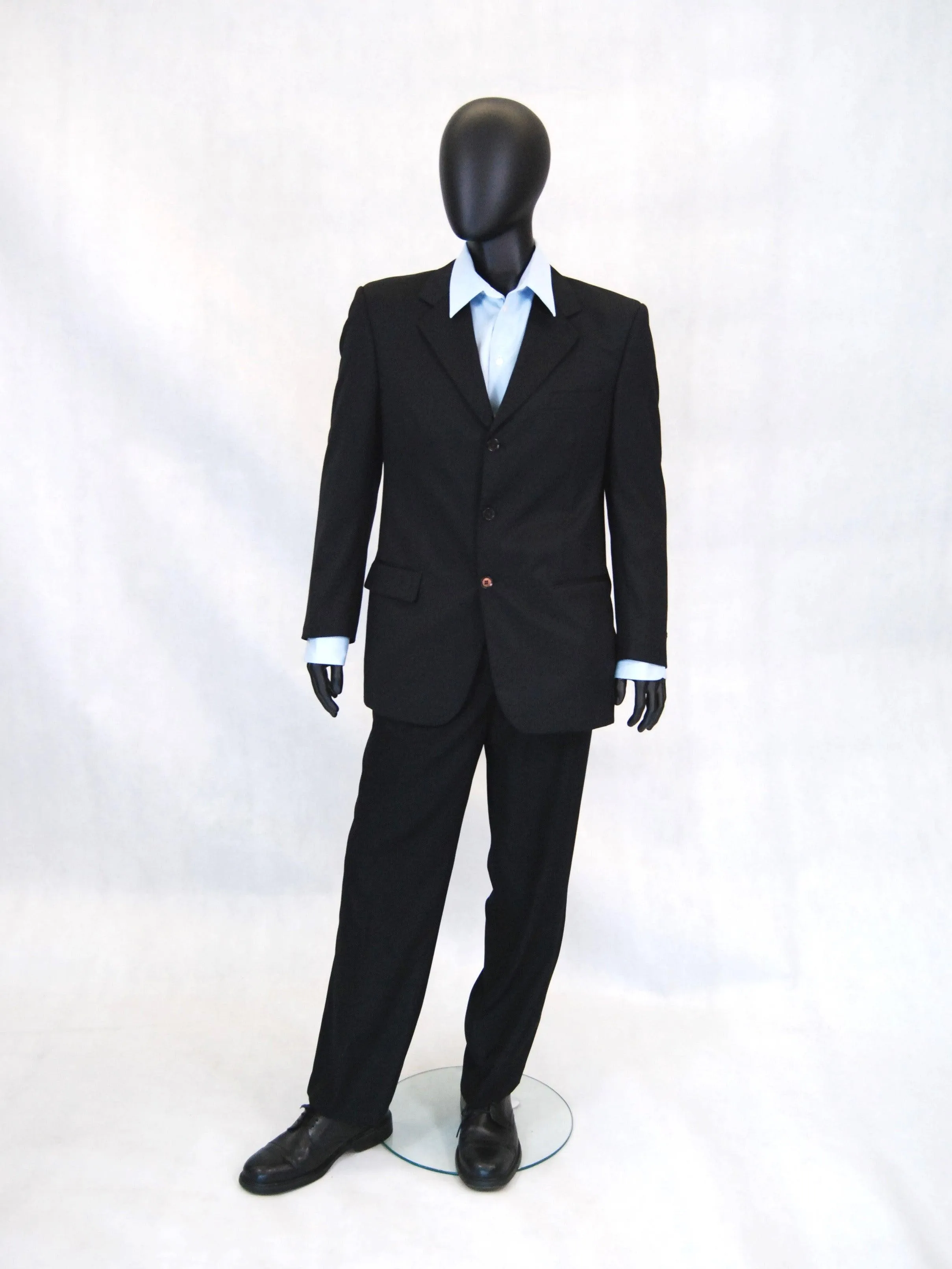 Black Male Egghead Mannequin MM-GM53BK