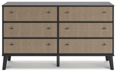 Charlang Full Panel Platform Bed with Dresser, Chest and 2 Nightstands