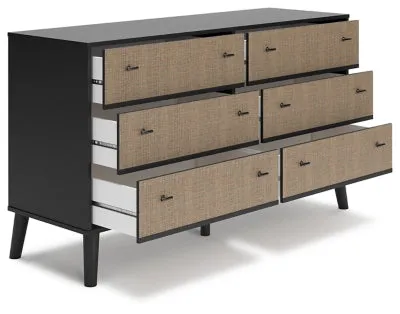 Charlang Full Panel Platform Bed with Dresser, Chest and 2 Nightstands