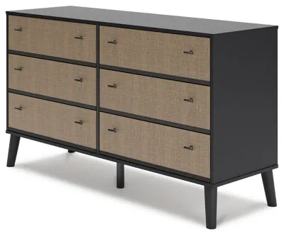 Charlang Full Panel Platform Bed with Dresser, Chest and 2 Nightstands