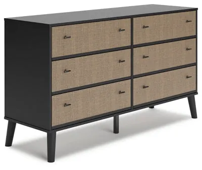 Charlang Full Panel Platform Bed with Dresser, Chest and 2 Nightstands