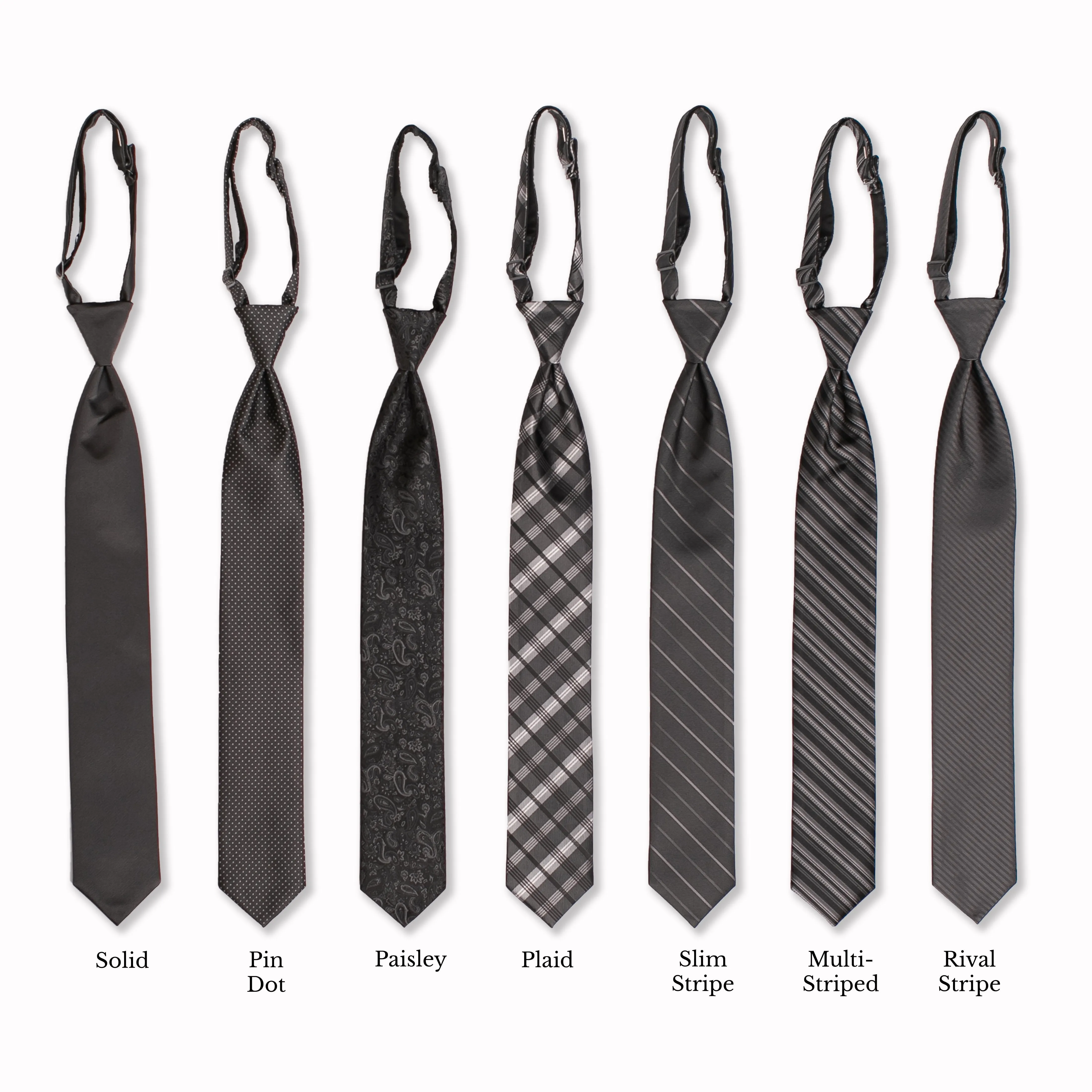 Classic Long Tie - Onyx