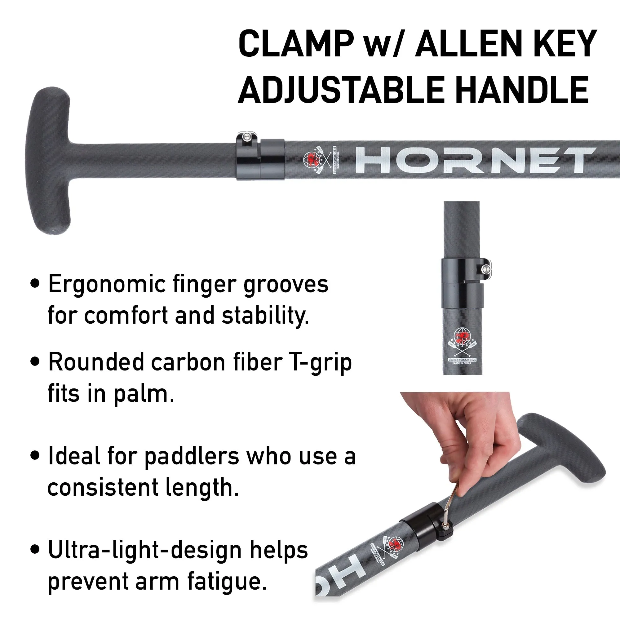 Custom design - (Allen Key) - Hornet adjustable paddle