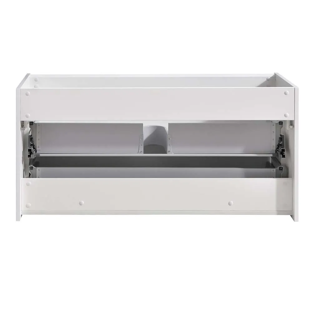 Fresca FCB9248WH Catania 48" Glossy White Wall Hung Modern Bathroom Cabinet