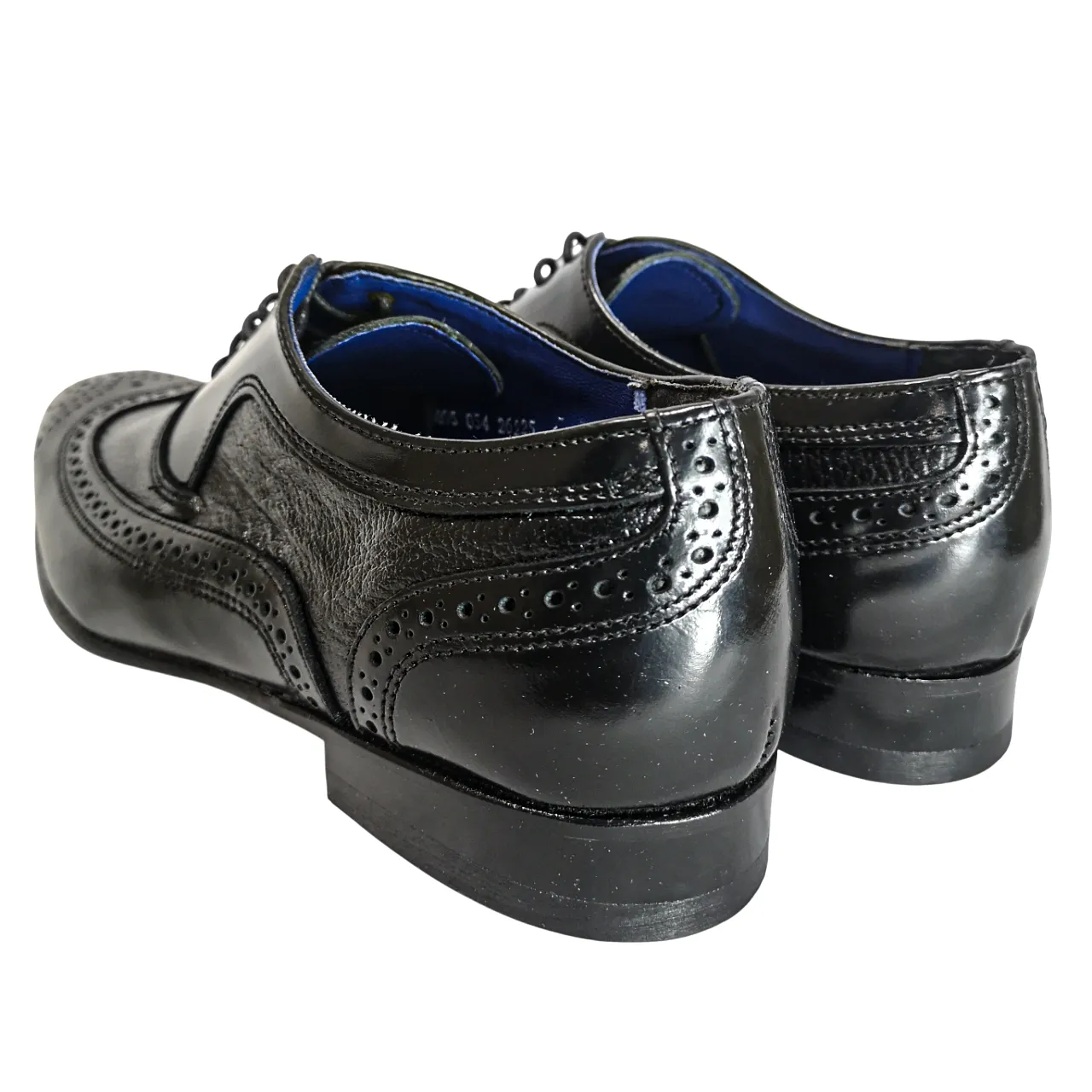 JOHNSTON & MURPHY Leather Black Smart Shoe