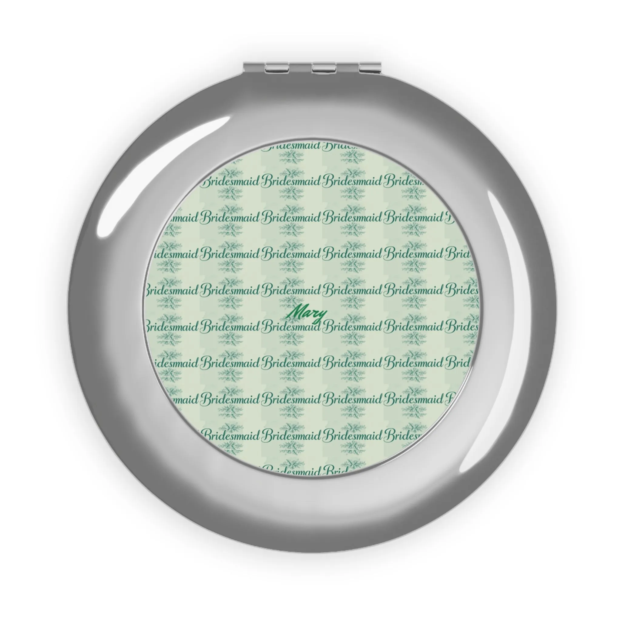 Personalized Bridesmaid Compact Travel Mirror