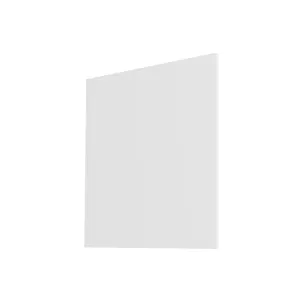 RTA - Glossy White - Base End Panels | 0.6"W x 34.5"H x 24"D