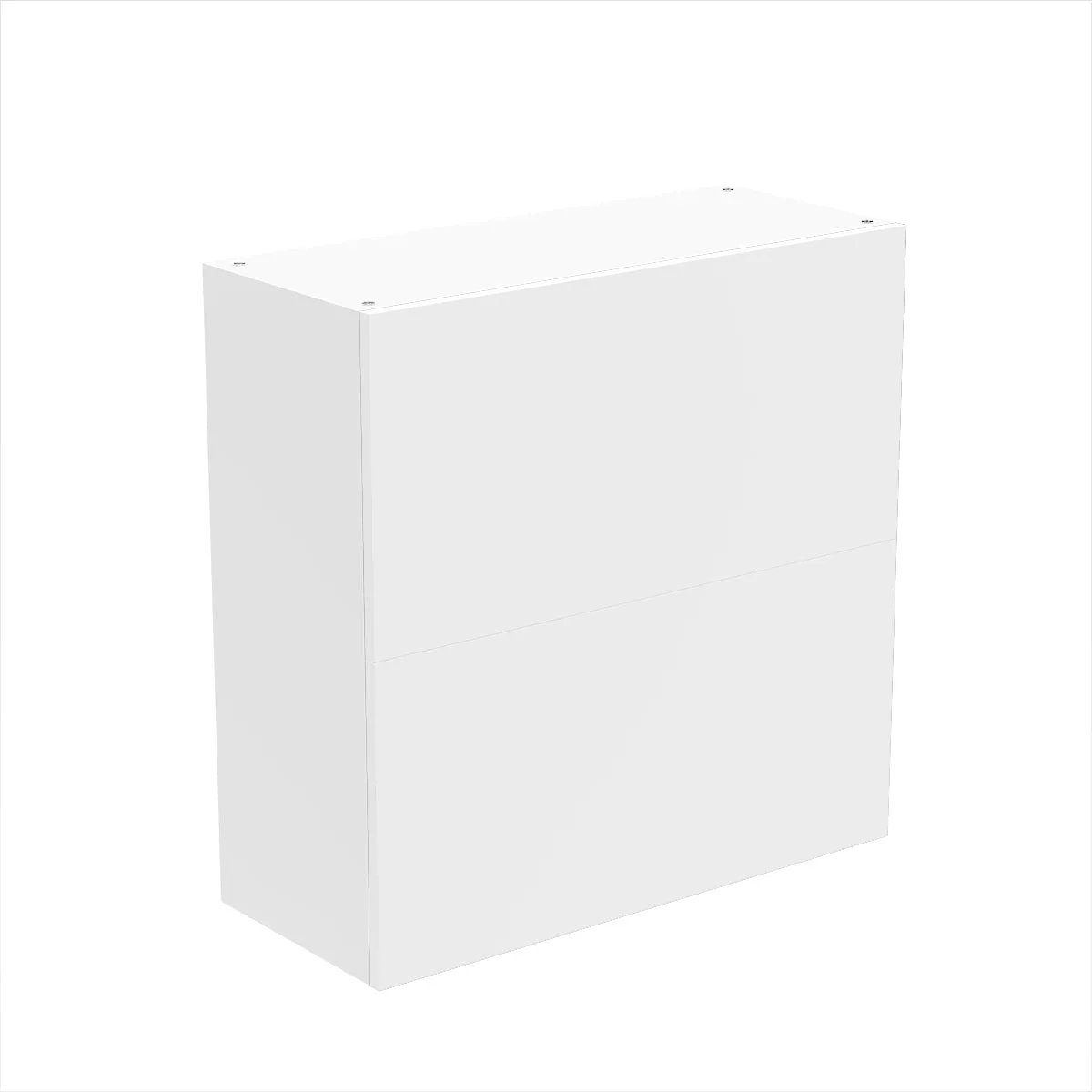 RTA - Glossy White - Bi-Fold Door Wall Cabinets | 30"W x 30"H x 12"D