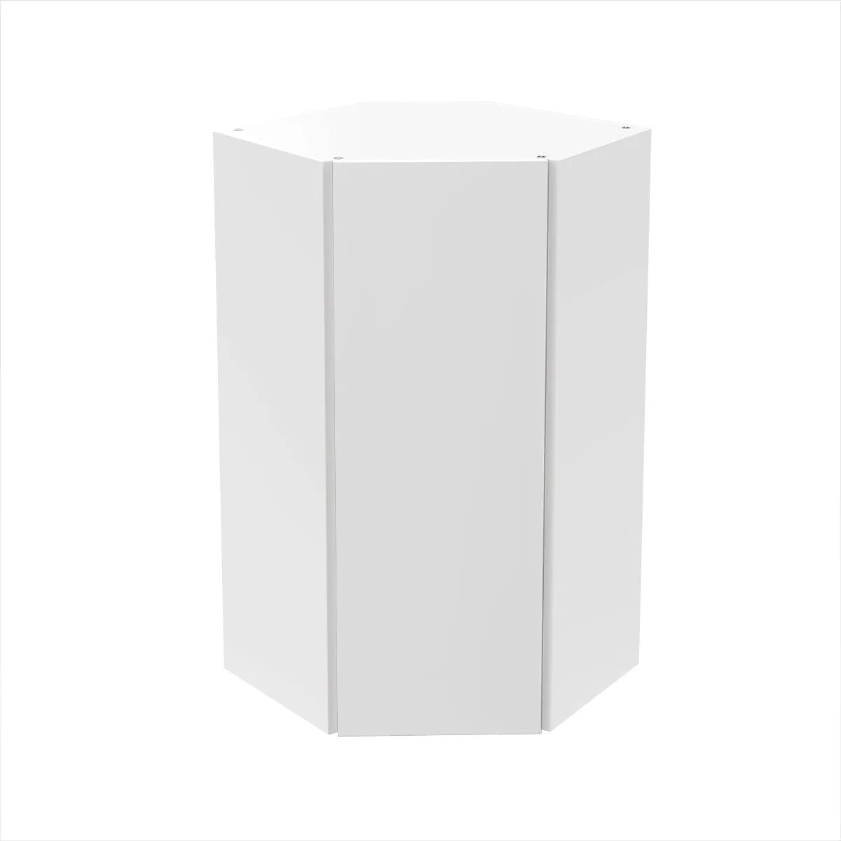 RTA - Glossy White - Diagonal Wall Cabinets | 24"W x 36"H x 12"D