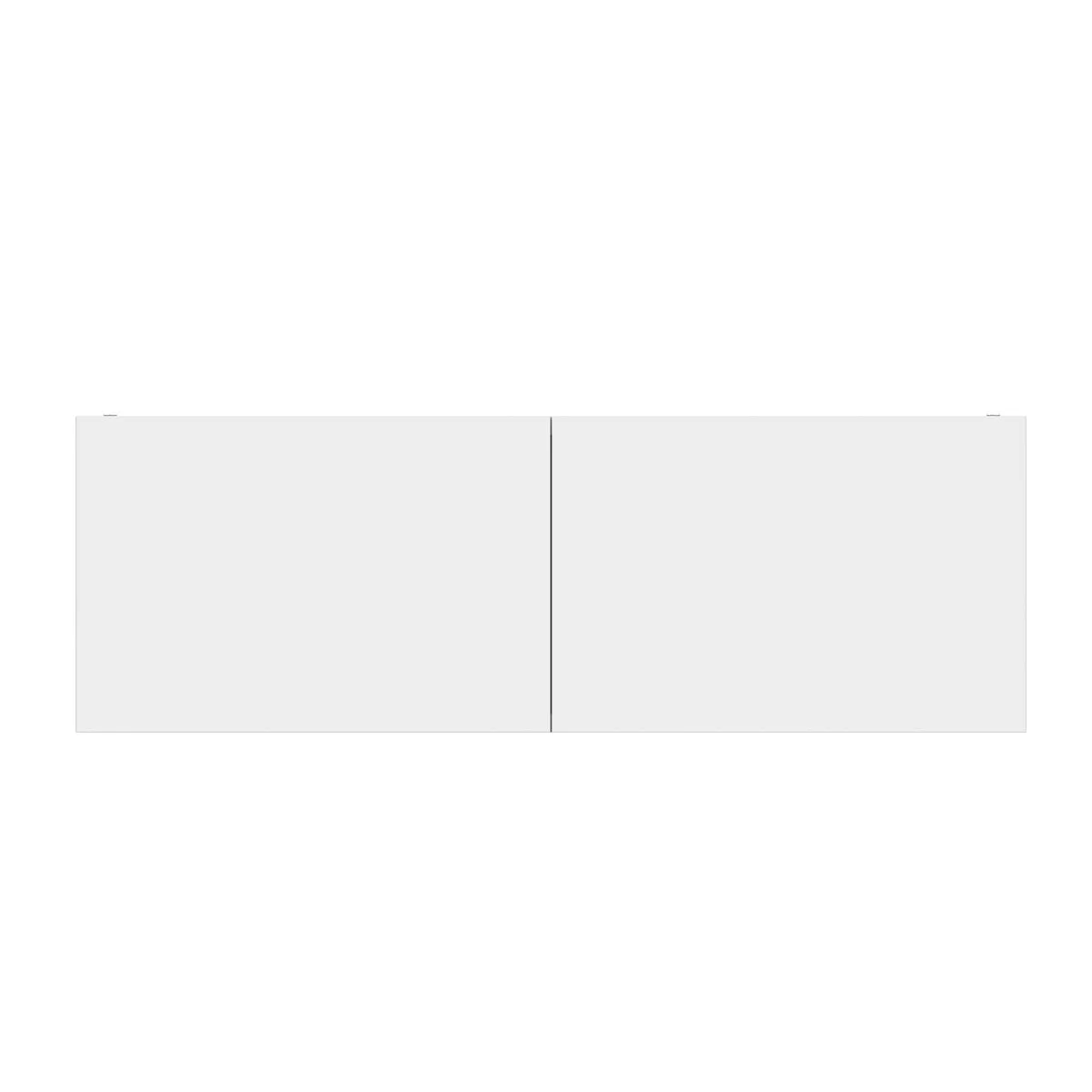 RTA - Glossy White - Double Door Refrigerator Wall Cabinets | 33"W x 12"H x 24"D