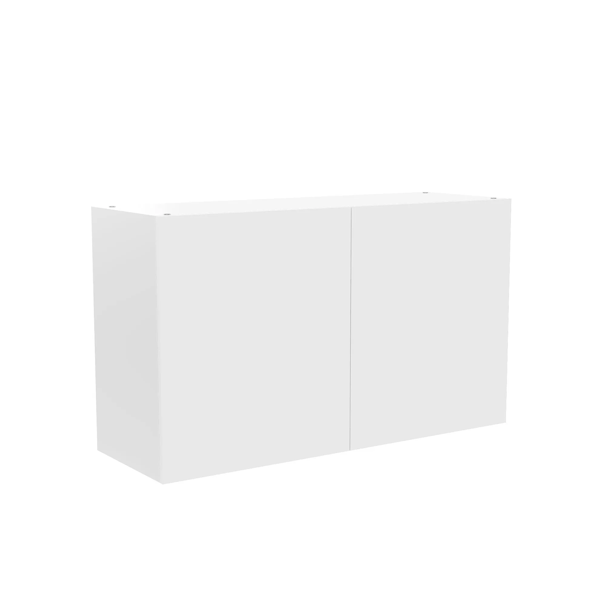 RTA - Glossy White - Double Door Wall Cabinets | 33"W x 21"H x 12"D