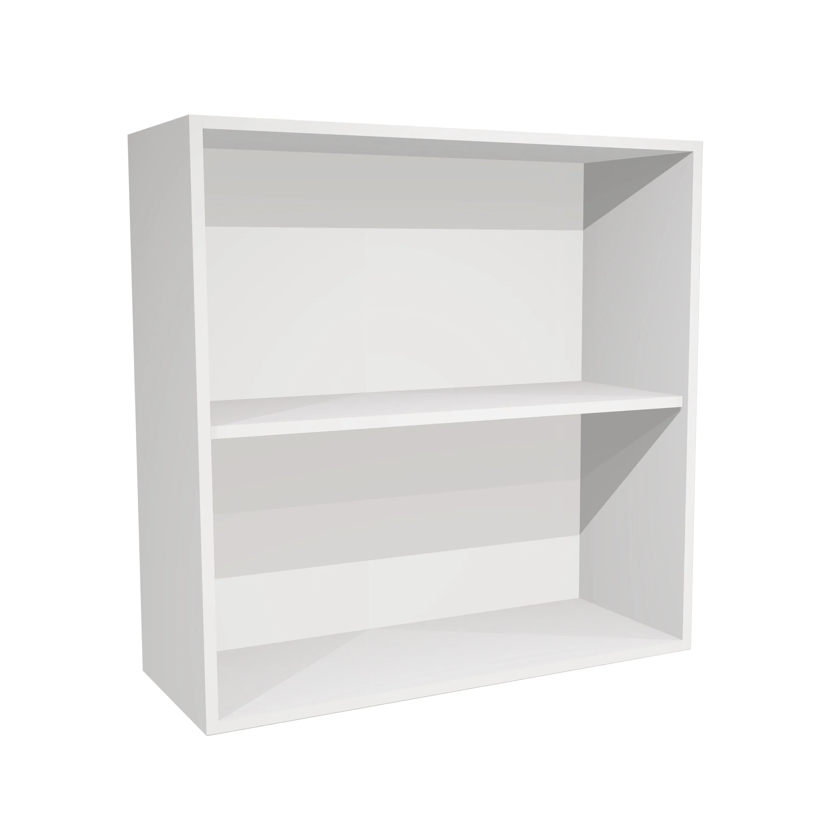 RTA - Glossy White - Wall Open Cabinet | 36"W x 30"H x 12"D