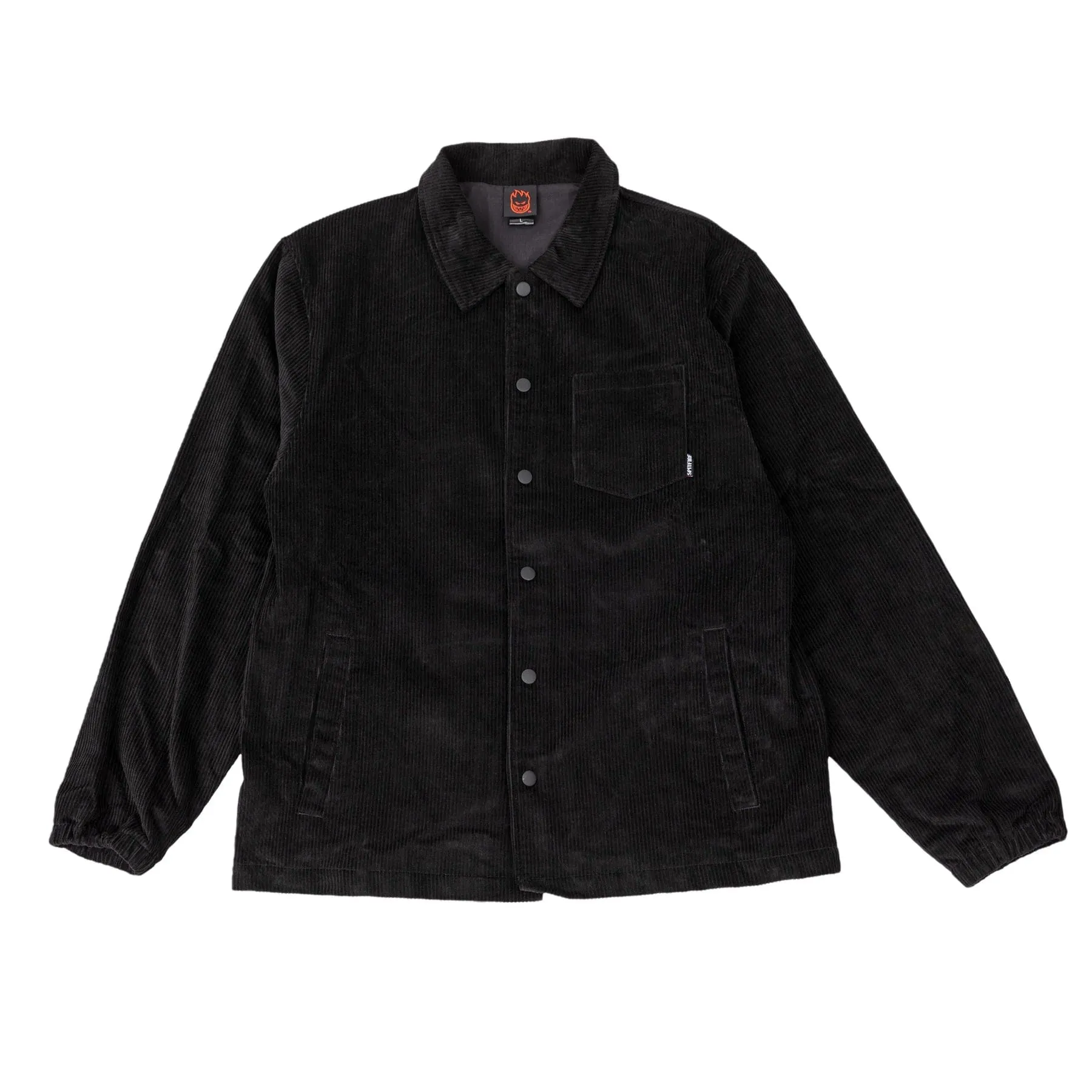 Spitfire Skate Jacket Eternal Corduroy Black Embroidered Red