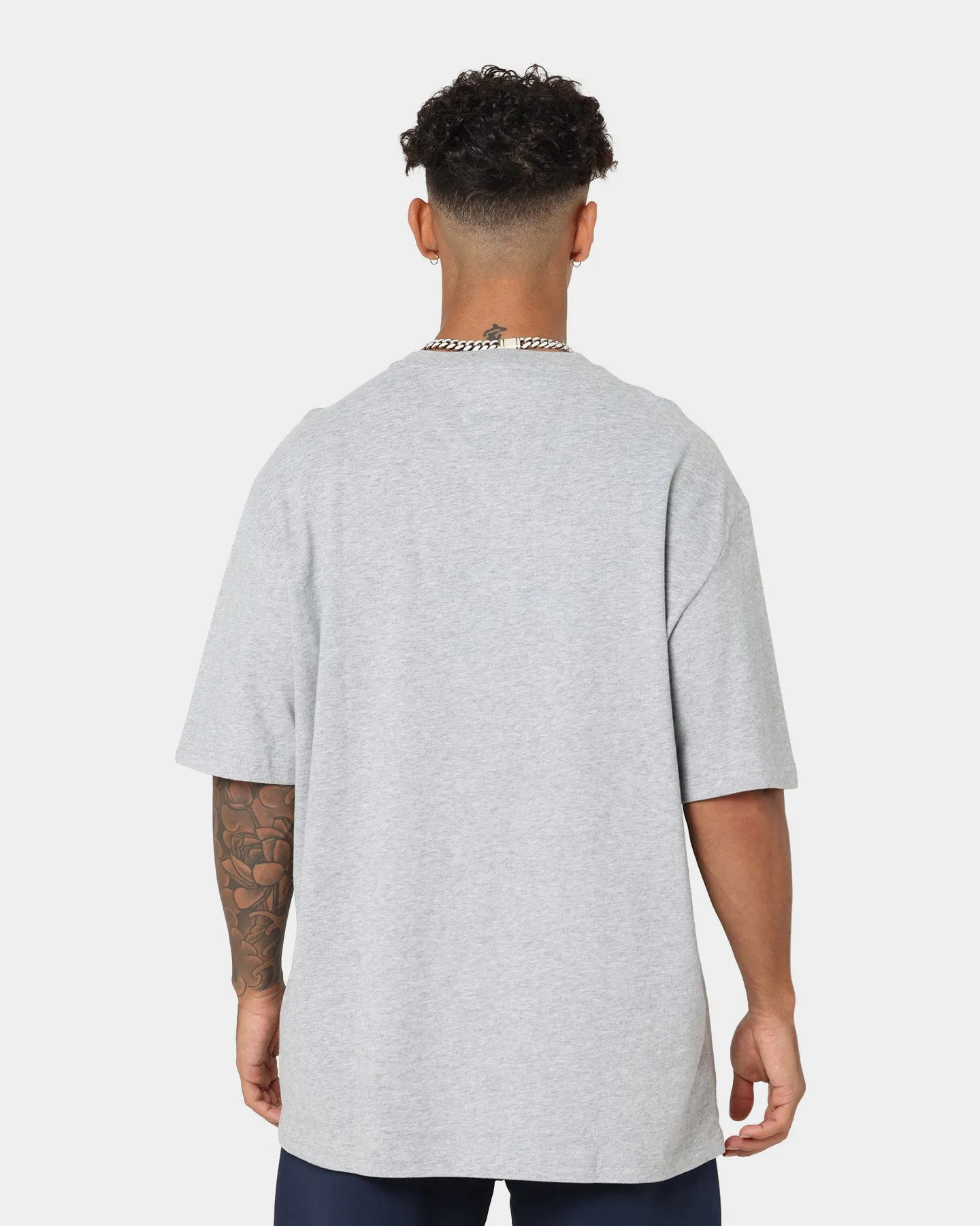Tommy Jeans Skate Heritage T-Shirt Light Grey Heather