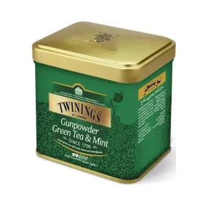Twinings Gun Powder Green Mint Loose Tea Tin 500Gm  (6x500g)