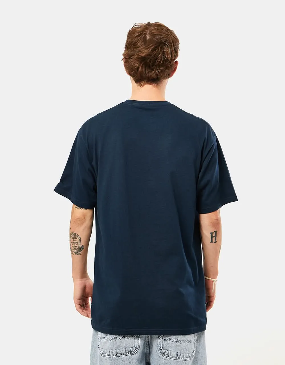 Vans Center Sidestripe T-Shirt - Navy