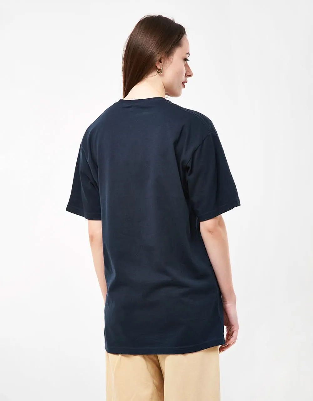 Vans Center Sidestripe T-Shirt - Navy