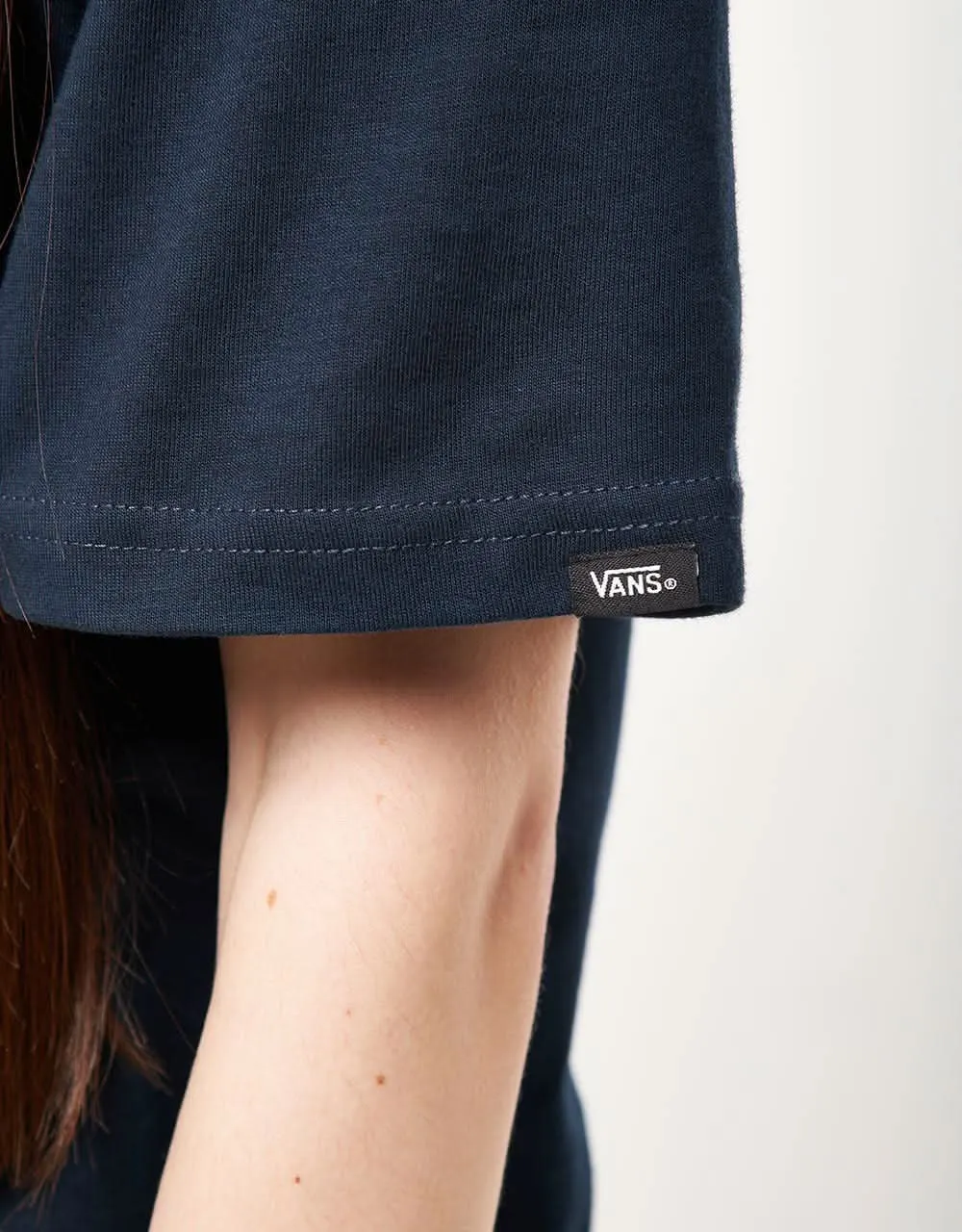 Vans Center Sidestripe T-Shirt - Navy