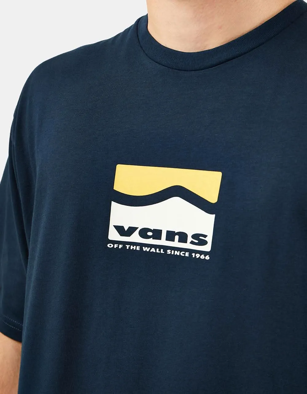 Vans Center Sidestripe T-Shirt - Navy