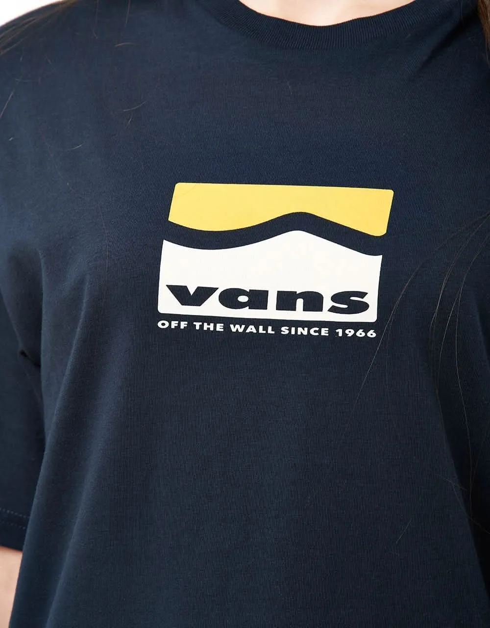 Vans Center Sidestripe T-Shirt - Navy