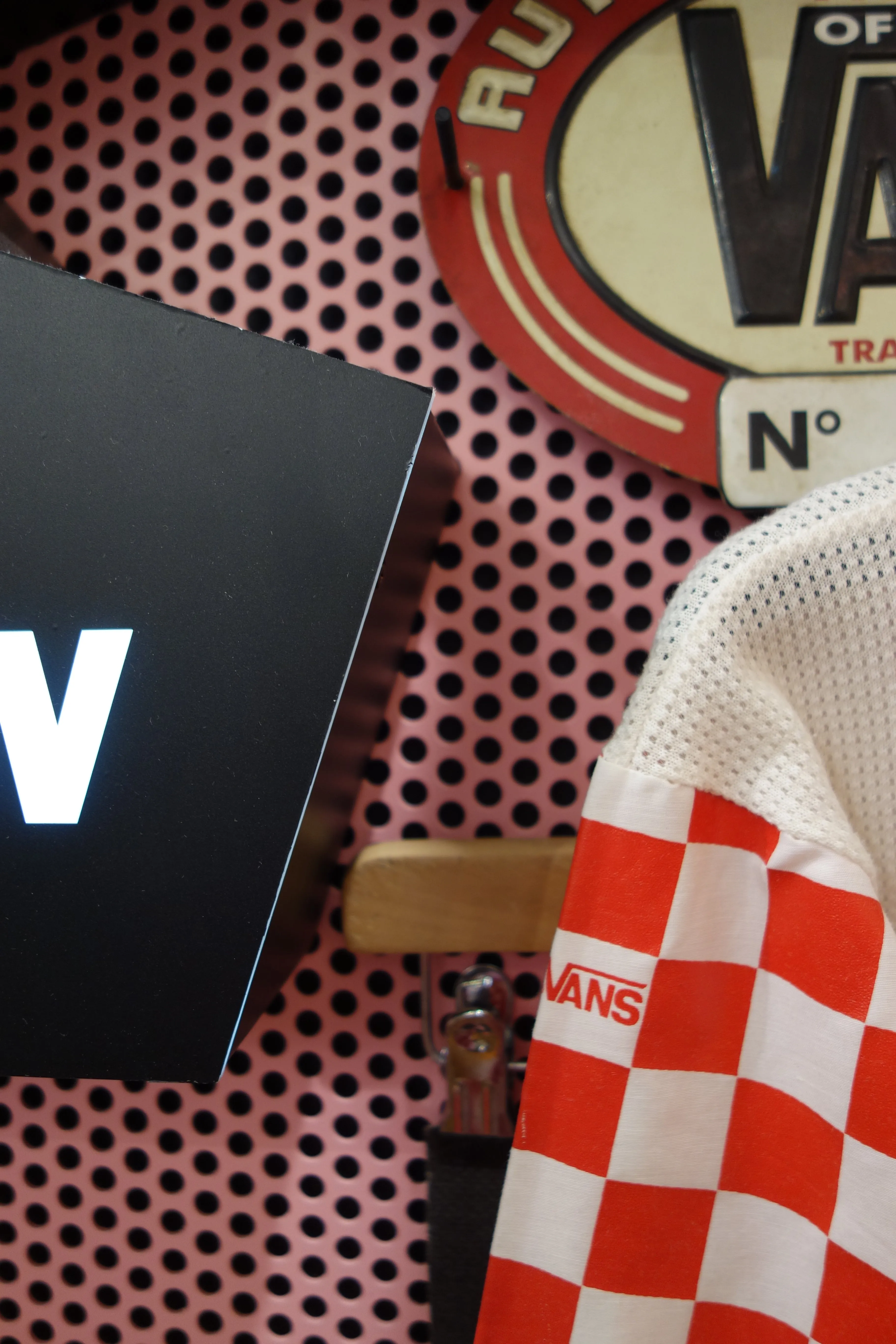 vintage van's factory team jersey ~ S